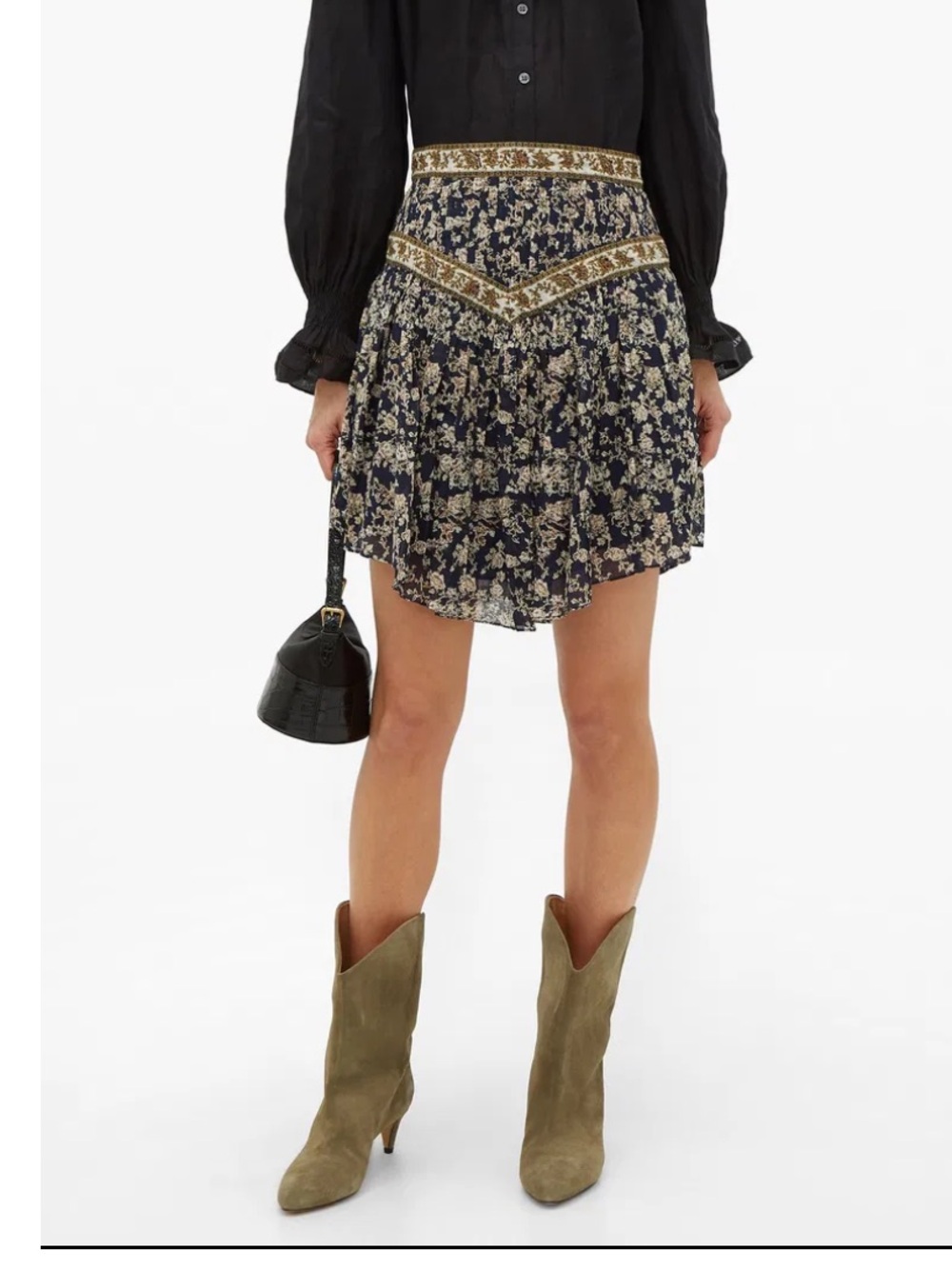Isabel Marant etoile Valerie skirt in navy